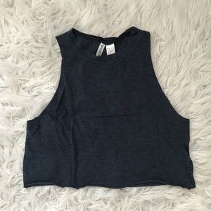 H&M Navy Crop Tank